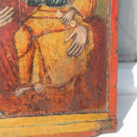 Централна част на българска икона Триптих, снимка 5 - Икони - 36576518