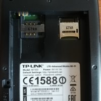 Tp-link M7350 4G Мобилен рутер бисквитка работи с всички оператори, снимка 9 - Рутери - 43606217