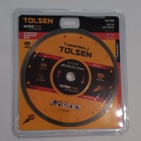 Tolsen Диамантен диск за фаянс Long Life ф125х1,4mm и ф230х1,8mm, за сухо и мокро рязане, снимка 2 - Други инструменти - 33630440