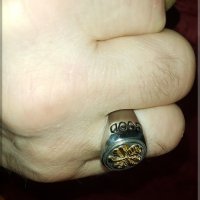  „GOOD LUCK” -пръстен за щастливия мъж! , снимка 2 - Пръстени - 34716720