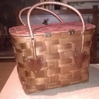 антика-плетена чанта-внос швеицария, снимка 3 - Колекции - 27341609