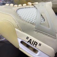 Jordan 4 Retro Off-White Sail Мъжки/Дамски Кецове 36-47EUR, снимка 8 - Кецове - 33021223