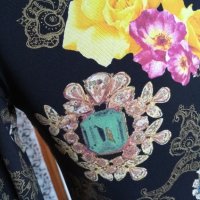 ROBERTO CAVALLI - супер блуза, оригинал, черна с дълъг ръкав, снимка 7 - Рокли - 32571861