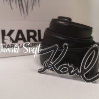 Karl Lagerfeld ест.кожа кожа нов колан реплика ААА+, снимка 6 - Колани - 22643505