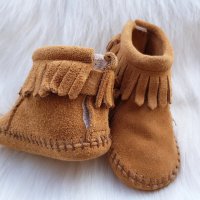 Бебешки буйки естествена кожа , снимка 2 - Бебешки обувки - 27742225