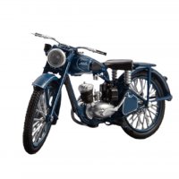 ММЗ М-1-А ”Москва” мотор 1964 - мащаб 1:24 на Наши Мотоцикли моделът е нов в блистер, снимка 1 - Колекции - 29450736