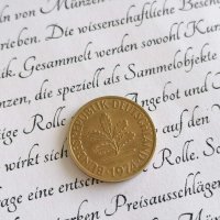 Монета - Германия - 10 пфенига | 1974г.; серия D, снимка 2 - Нумизматика и бонистика - 39110744