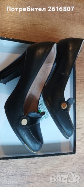 Дамски обувки черни 37, снимка 1