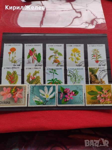 Пощенски марки чиста комплектна серия Растения, Цветя стари редки за колекция декорация - 22048, снимка 1
