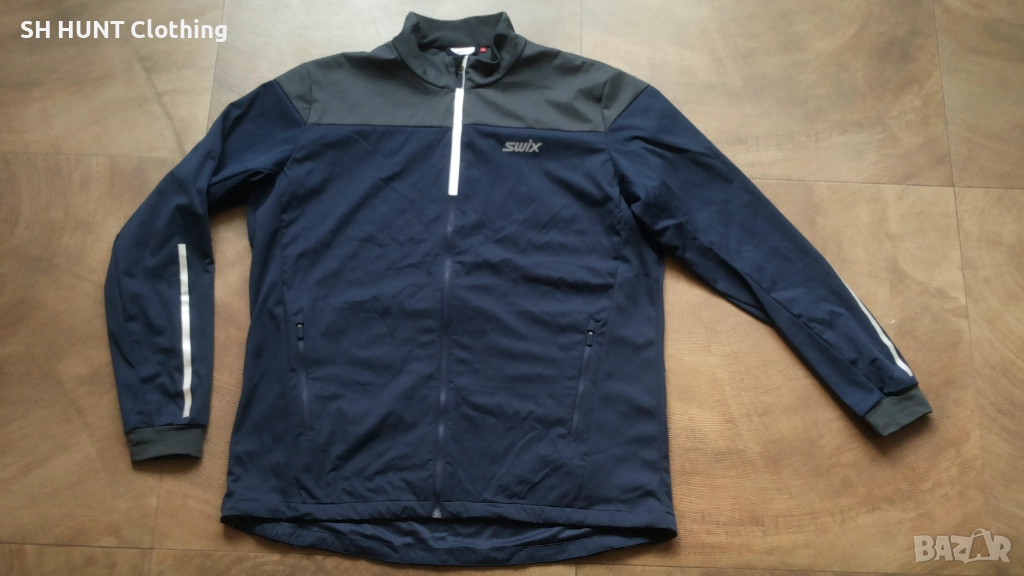 SWIX CROSS JACKET M's Dark Navy Размер 3XL мъжка еластична горница 2-55, снимка 1