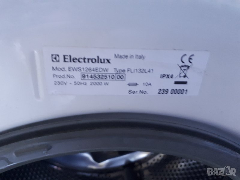 Продавам части за пералня Electrolux EWS 1264 EDW, снимка 1