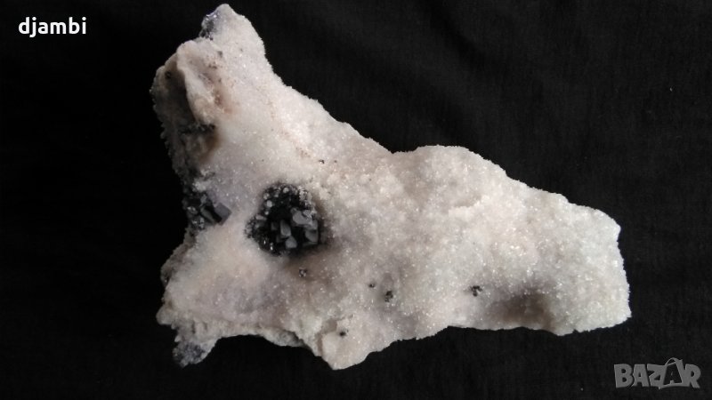 №180, Кварц, Планински кристал, Кварцова друза с галенит, , снимка 1