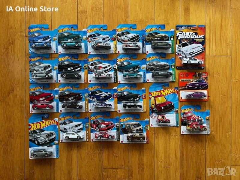 Hot Wheels Audi 90 quattro; Avant RS2; RS E-tron; VW T3; Golf; Jetta, снимка 1