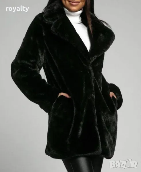 Топло пухено яке тип палто Teddy bear 🧸, снимка 1