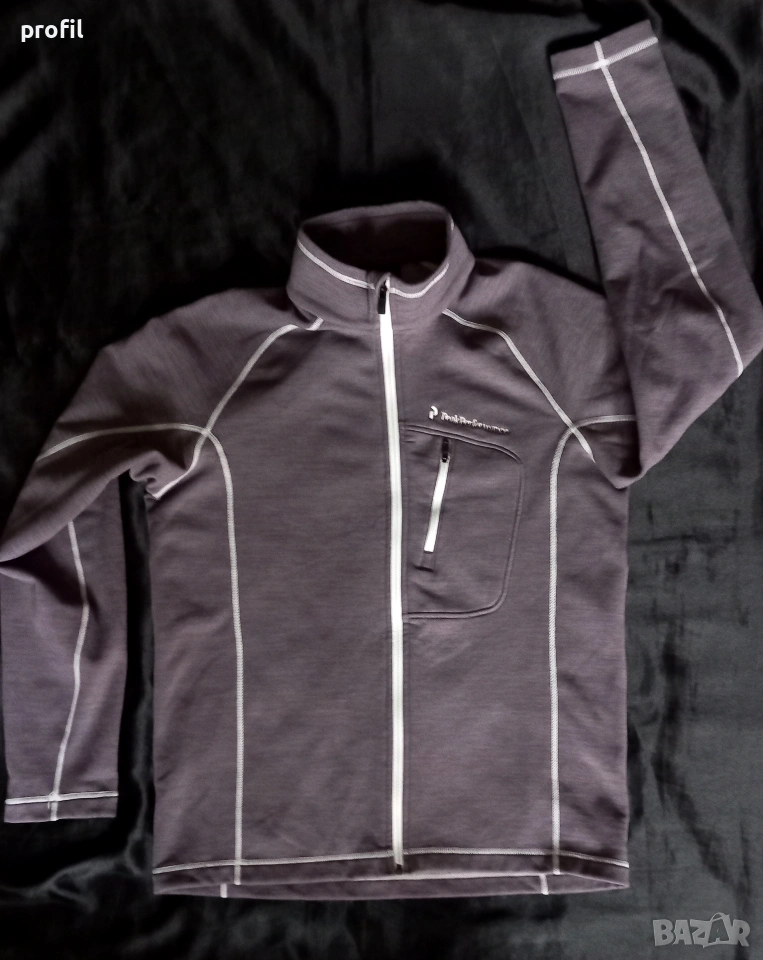 Peak Performance L midlayer/горнище с вълна , снимка 1
