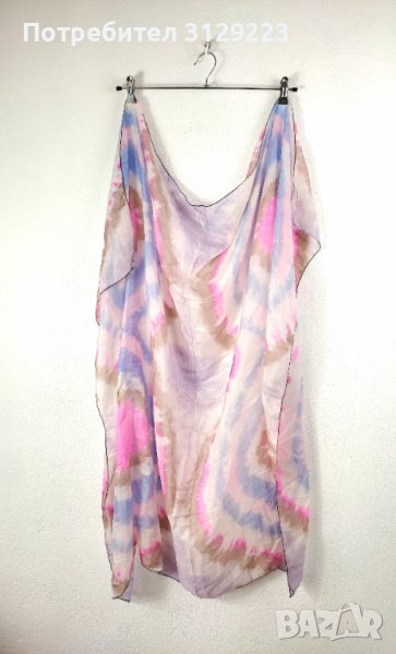 Silk scarf 140x100 cm nr. C19, снимка 1