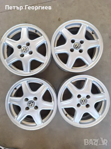 АЛУМИНИЕВИ ДЖАНТИ- ФОЛКСВАГЕН -4х100х57-15цола, снимка 1