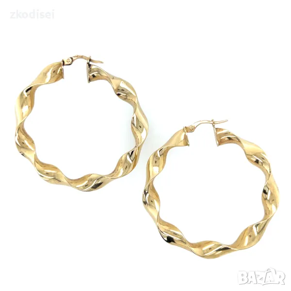 Златни обеци 5,9гр. 14кр. проба:585 модел:3350-2, снимка 1