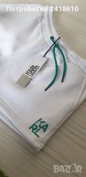 Karl Lagerfeld Athleisure Jersey Short Womens Size L / XL НОВО! ОРИГИНАЛ! Дамски Къси Панталони!, снимка 1