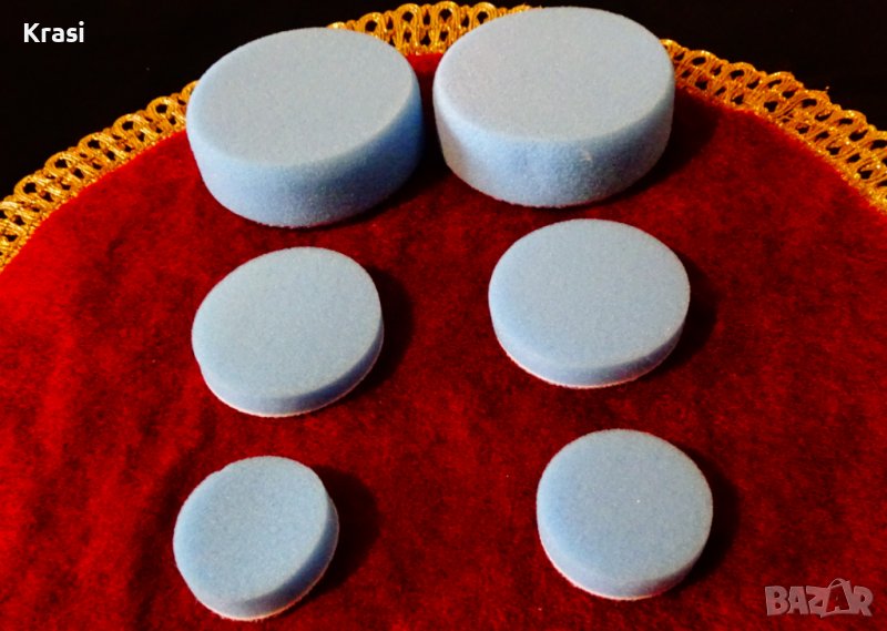 Полиращи гъби ShineMate с велкро,медиум, снимка 1