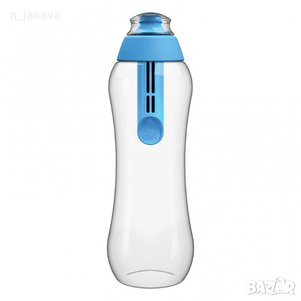 DAFI – бутилка за пречистване на вода – светло синя, 500 мл, снимка 1