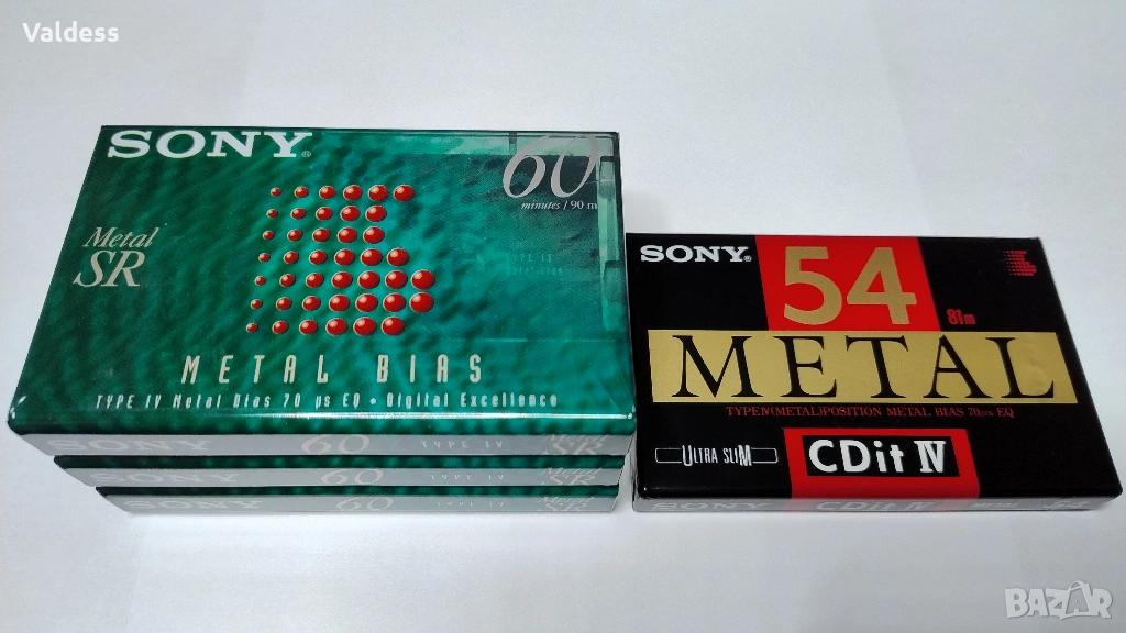 Аудио касети SONY position METAL type IV, снимка 1