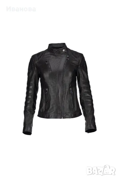 ROCKEDS Черна рокерия. Кожено яке висок клас. Байкърско, снимка 1