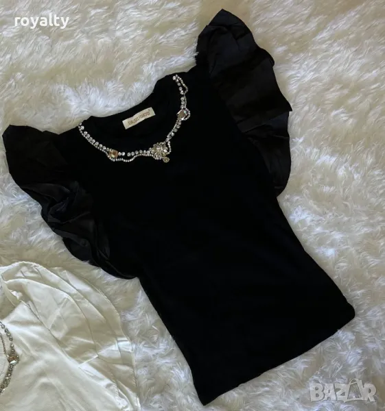 Блуза с ефектни ръкави , снимка 1