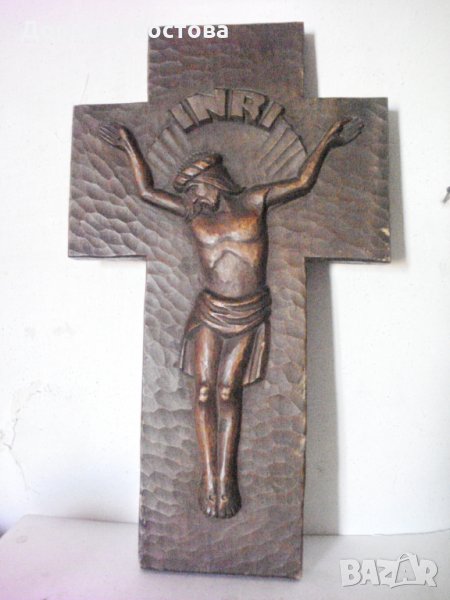 Стар кръст дърворезба, снимка 1