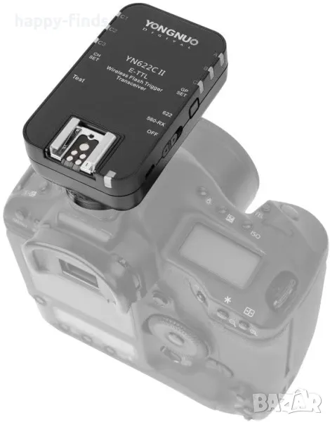💕🧸YONGNUO digital wireless flash trigger transcelver 1/8000s за фотоапарат Canon , снимка 1