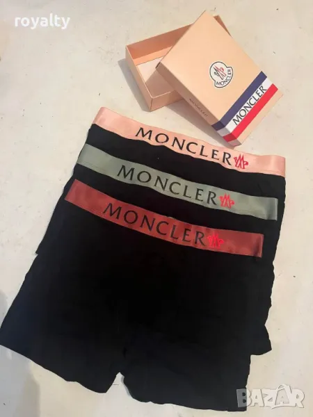 Moncler мъжки боксерки 3 бр., снимка 1