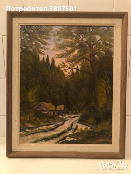 КАРТИНА С МАСЛЕНИ БОИ, снимка 1