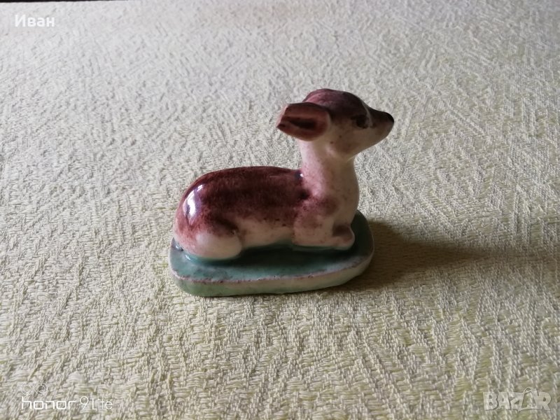Сърна порцеланова - сувенир, 7,6х4х7 см - само по телефон!, снимка 1