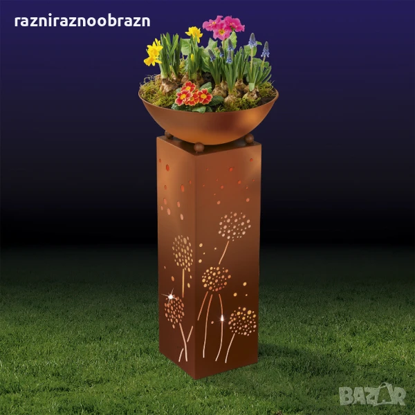 Декоративна светеща поставка за цветя или други декорации Easymax, снимка 1