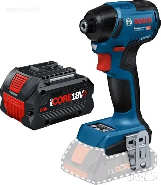 Акумулаторен ударен винтоверт импакт GDR 18V-220 C 1xProCORE 8.0Ah+ Bosch, снимка 1