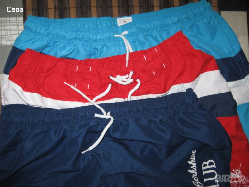 Шорти/бански ROYAL POLO CLUB   мъжки,Л-ХЛ /червен,черен/, снимка 1