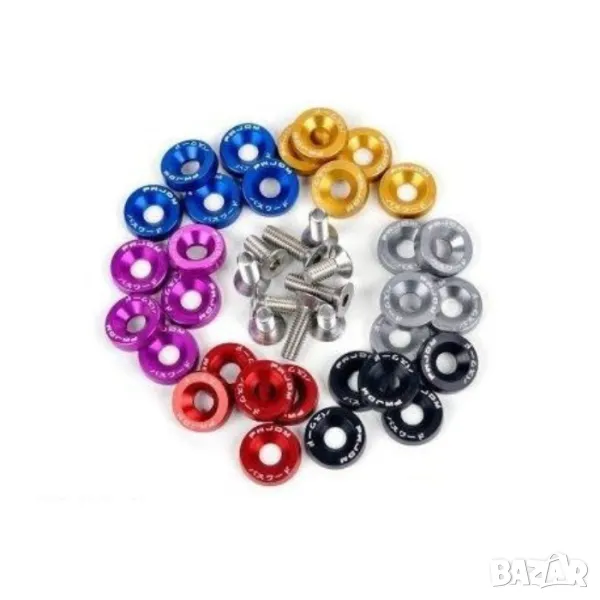 Декоративни цветни шайби JDM, снимка 1