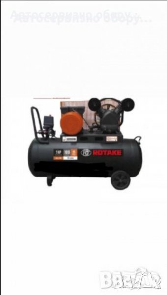 Компресор V образен 100л Rotake, снимка 1