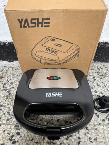 Сандвич Тостер/ Панини Преса/ Гофретник - YASHE ABS07A 750W!, снимка 1