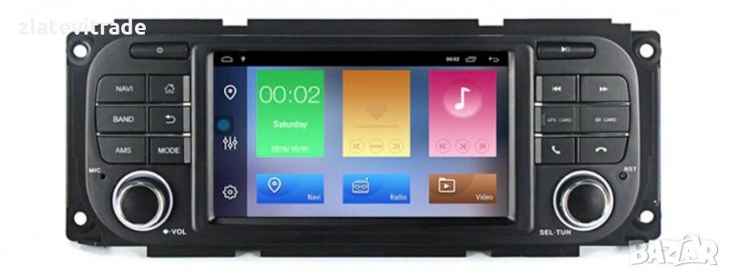 Chrysler Jeep Dodge - 5" АНДРОИД НАВИГАЦИЯ, 9252, снимка 1