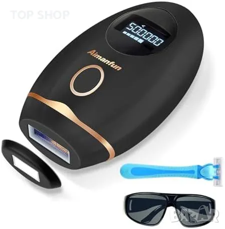 Нов Лазерен епилатор с 999900 светкавици и 5 нива за домашна употреба, снимка 1