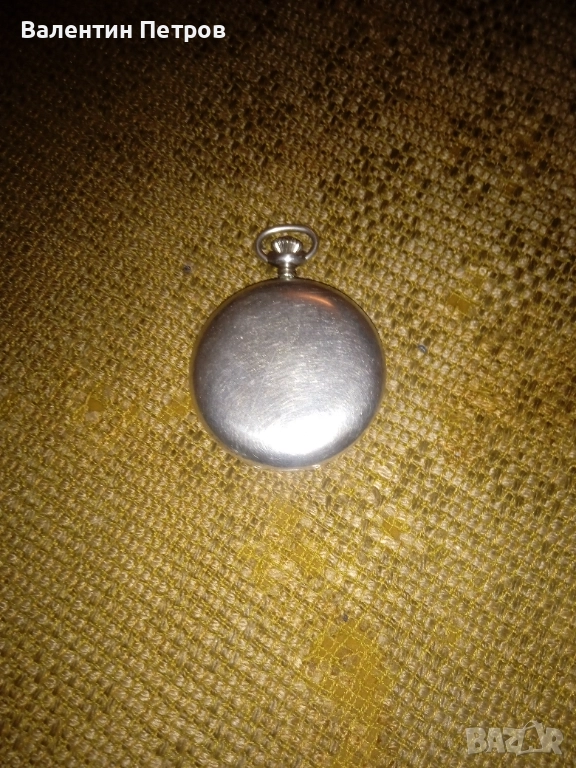 Сребърен джобен часовник, снимка 1