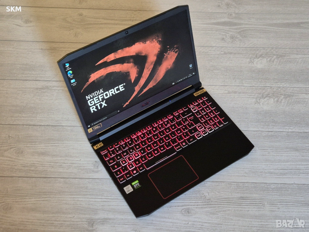 i5|RTX3060|512 SSD|IPS 144Hz|16RAM лаптоп ацер нитро laptop gaming гейминг, снимка 1