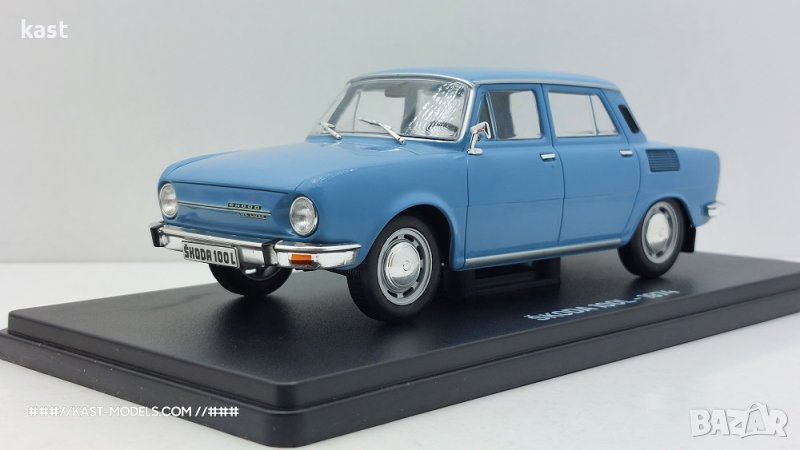 KAST-Models Умален модел на SKODA 100L Hachette 1/24, снимка 1