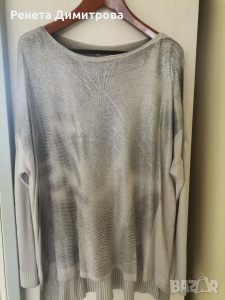 Свободен пуловер със сребриста нишка 29DESIRES , снимка 1