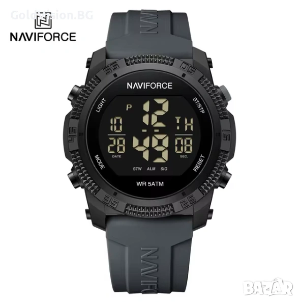 Мъжки часовник – NAVIFORCE Black + ПОДАРЪК, снимка 1