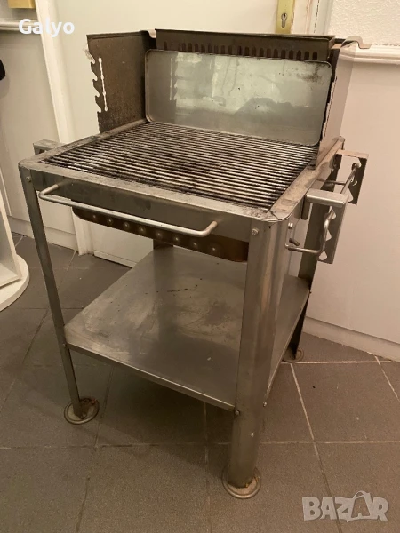 HEIBI Grill, Барбекю, скара на дървени въглища изработена изцяло от неръждавейка, снимка 1