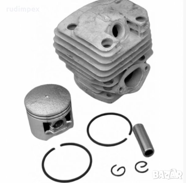 комплект бутало и цилиндър за моторен трион - резачка за дърва с двигател 52 куб.см, снимка 1