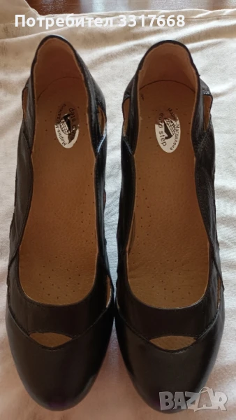 Официални летни обувки естествена кожа номер 39, снимка 1