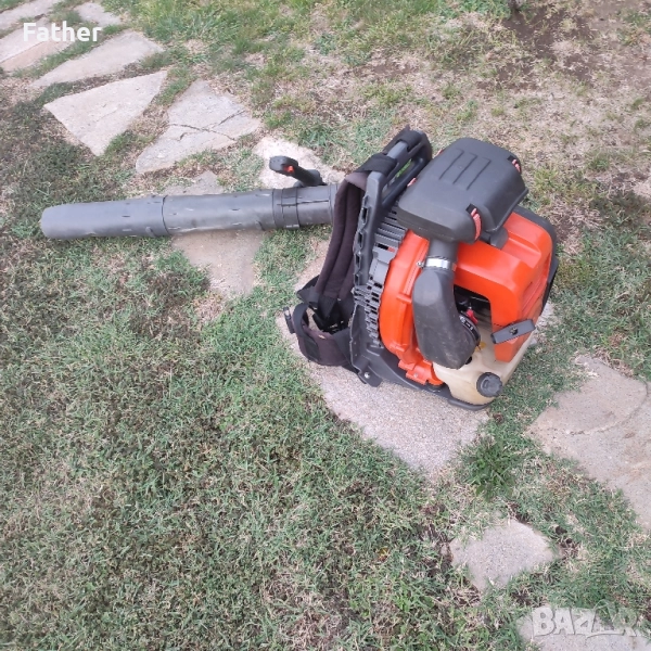 Husqwarna 570BTS моторна метла духалка за гръб, снимка 1